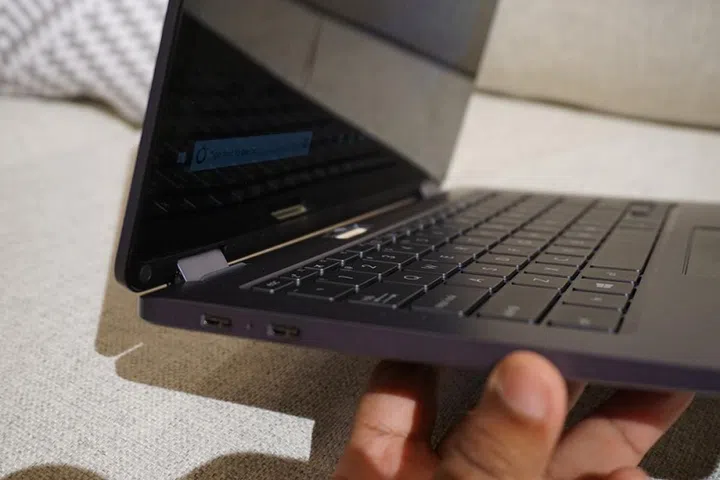 It has twin USB 3.1 (Gen.2) Type-C ports.