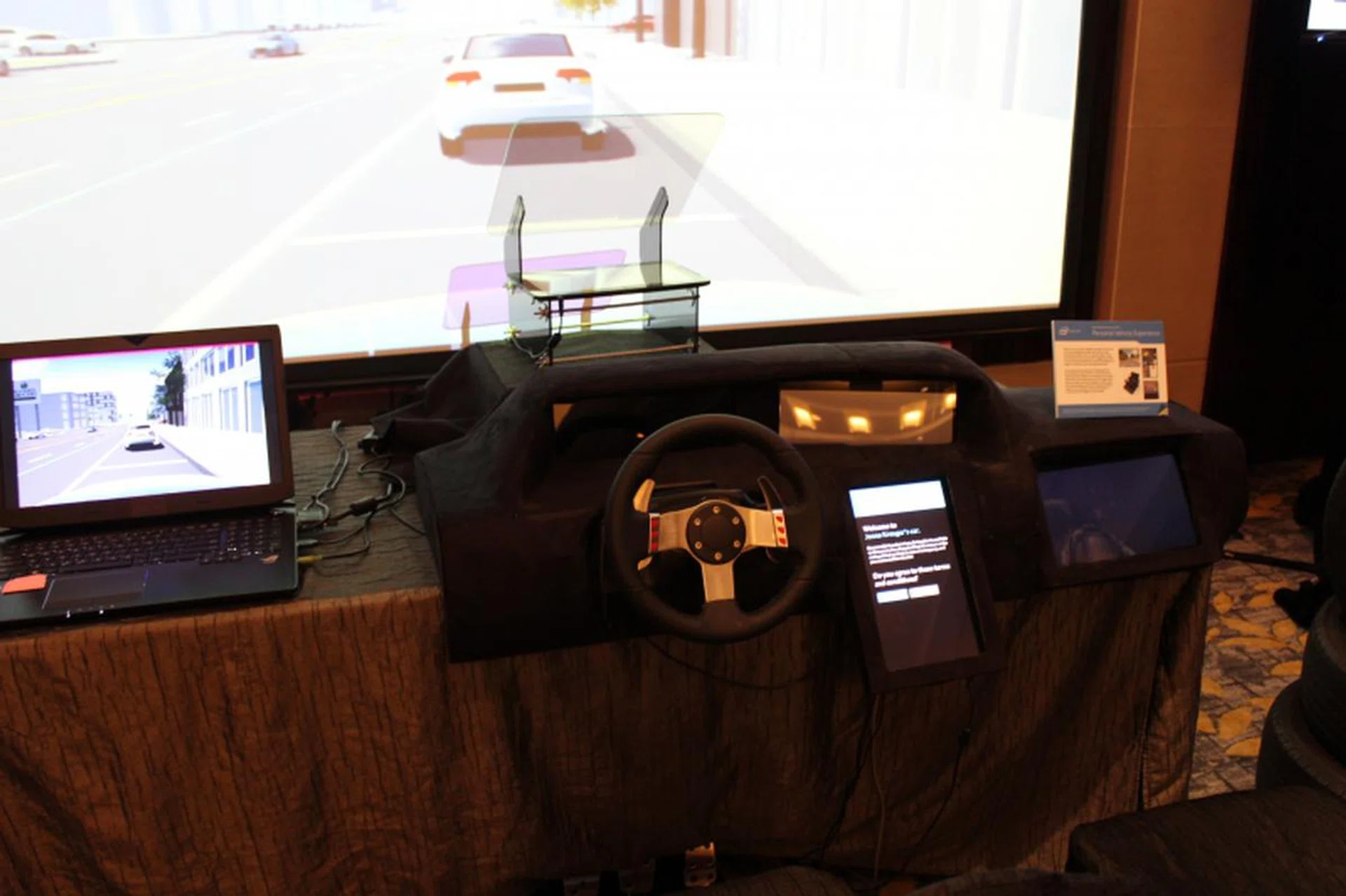 The car of the future will be filled with smart screens. From a HUD that shows you traffic light timers, to GPS that keep your preferred routes, even the passenger can customize their side of the car with their own personal display.