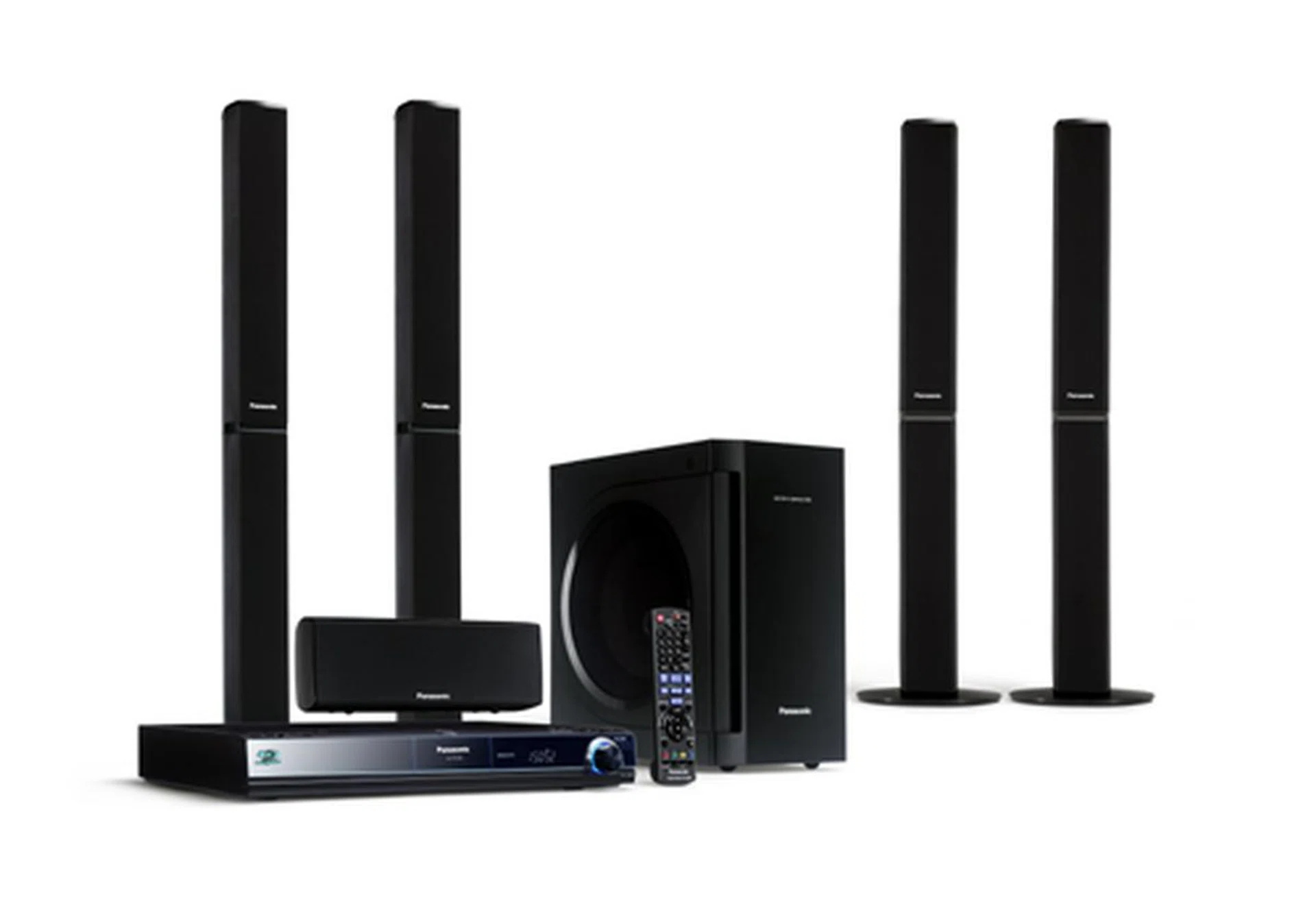 With four tallboy speakers and a Kenton subwoofer, the SC-BT205 is one mean home entertainment package with a Blu-ray drive incorporated. Panasonic has made revisions to its power-board, offering a standby power consumption of just 0.3 watts.