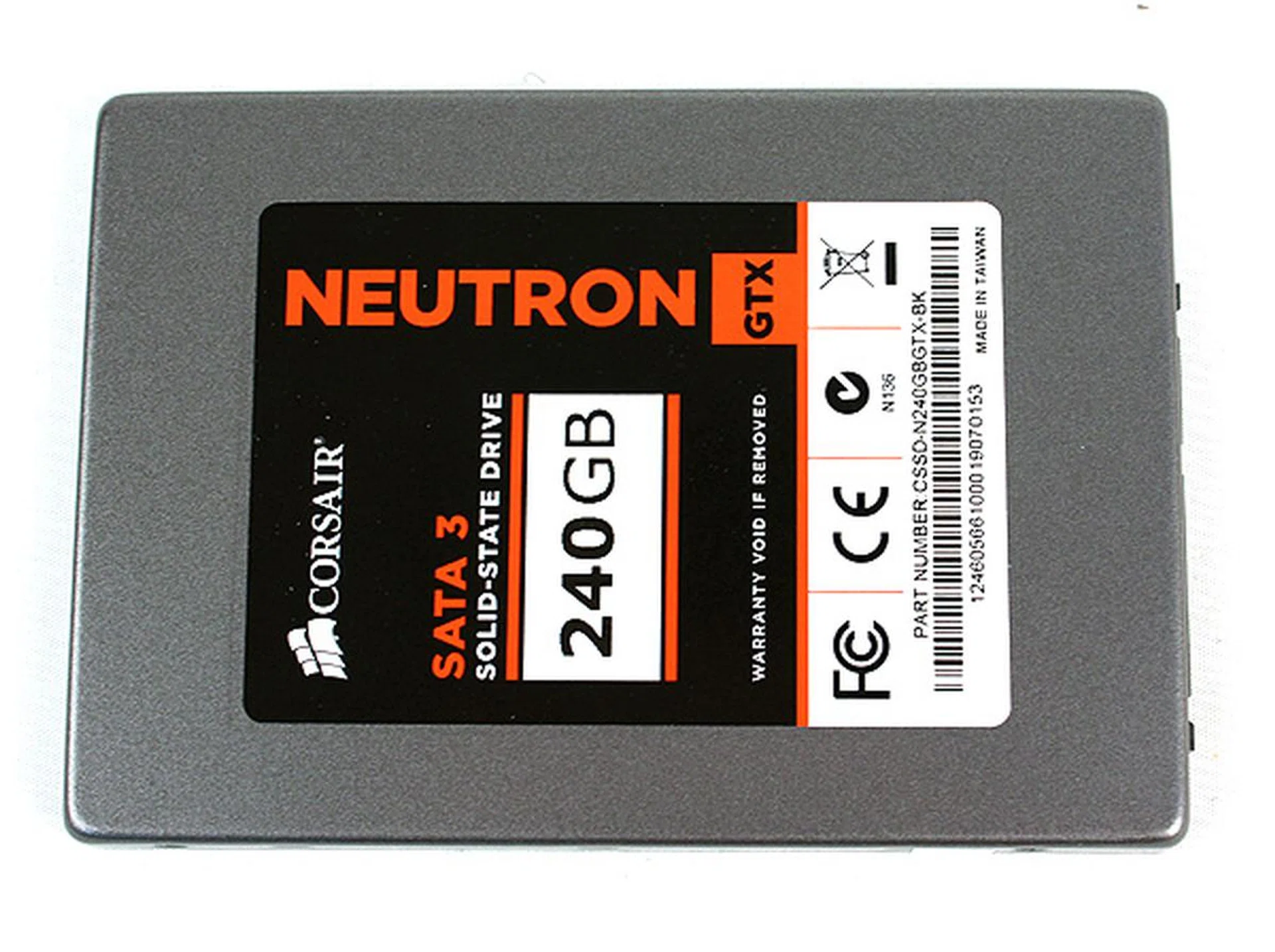 The Corsair Neutron GTX comes in a 7mm format, which makes it suitable for notebooks and Ultrabooks.