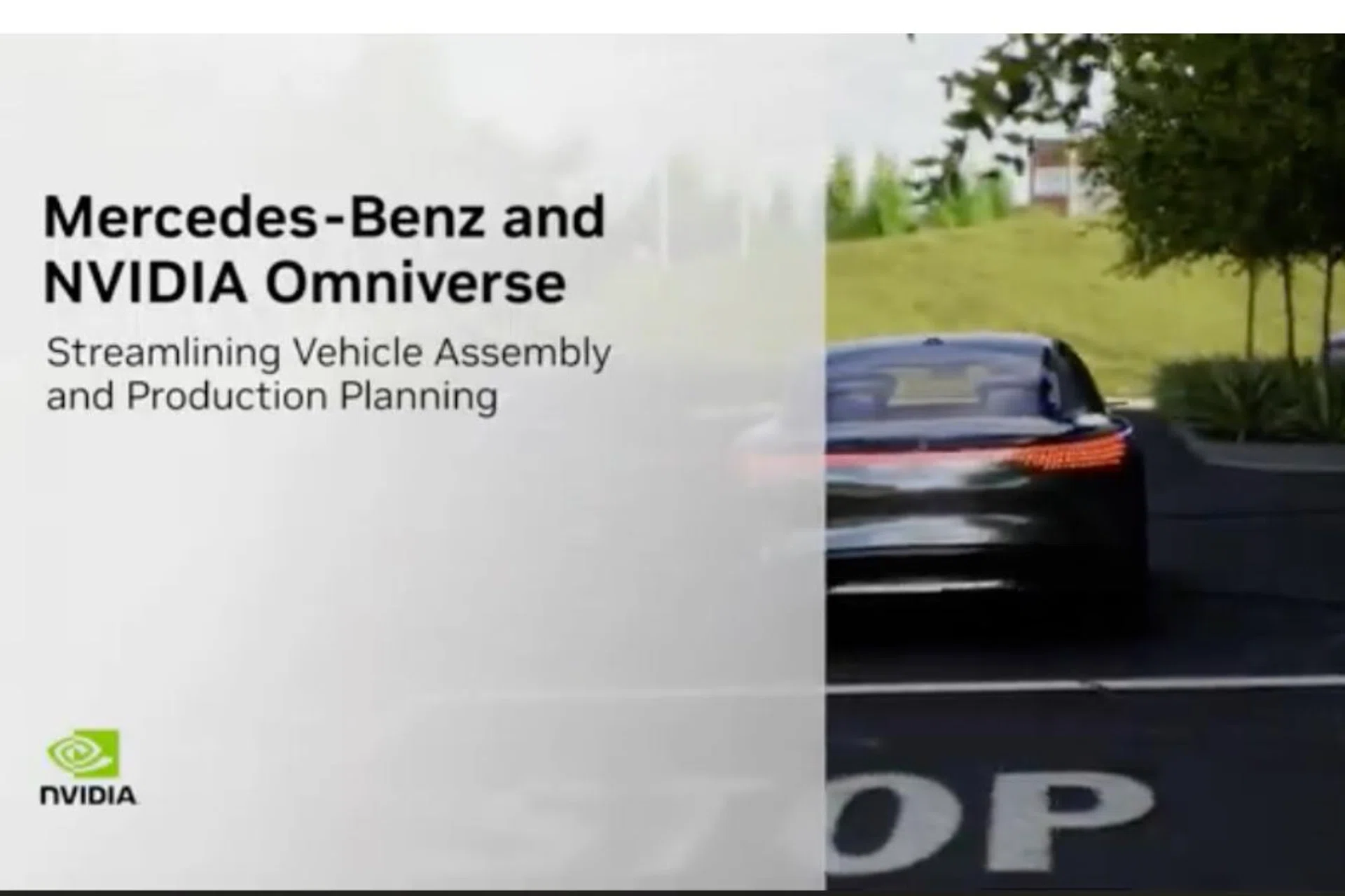 Mercedes Benz is using digital twins to design, plan and optimise its manufacturing and assembly facilities.
