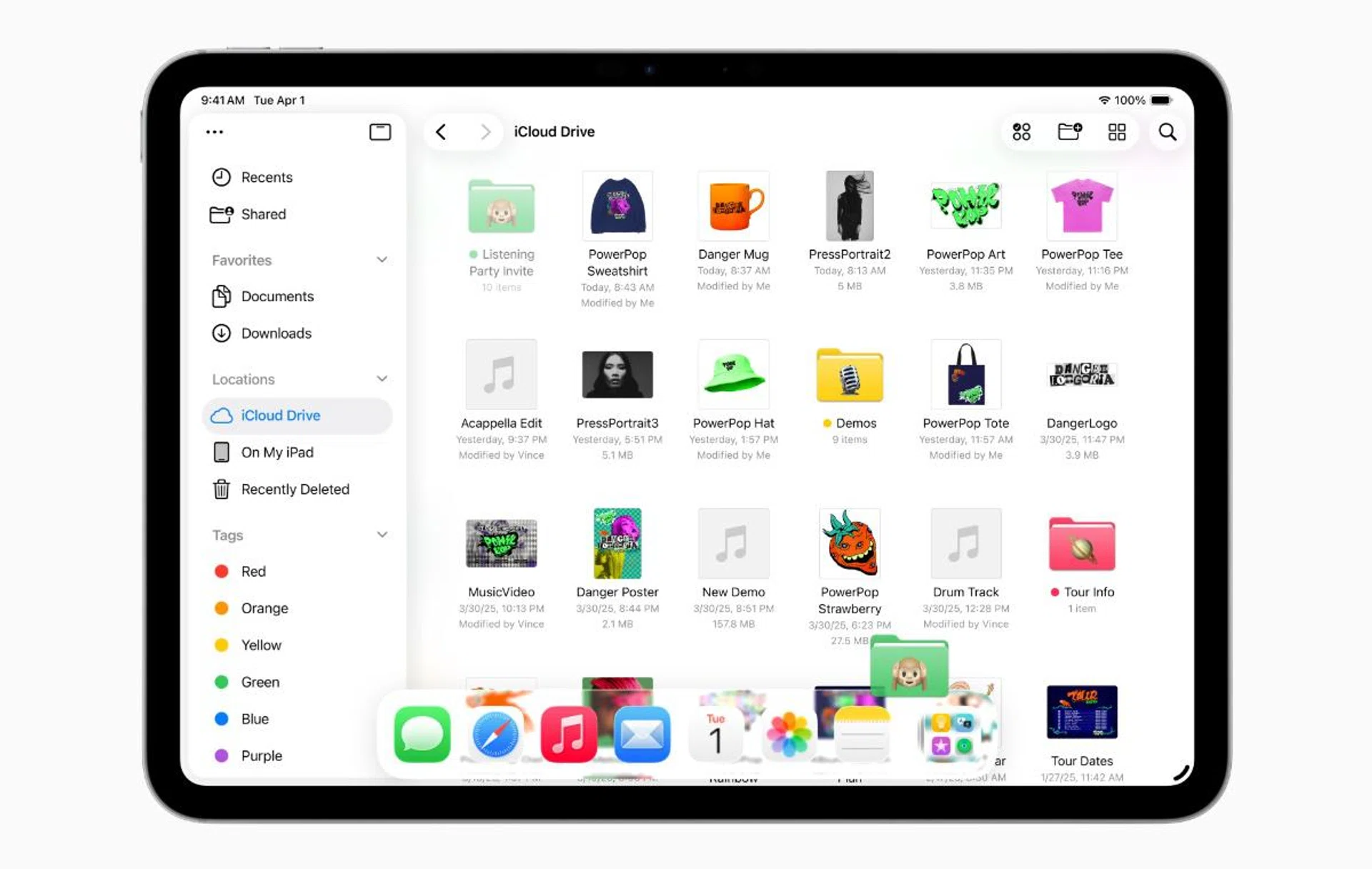 Apps still open full screen if you want. Photo: Apple