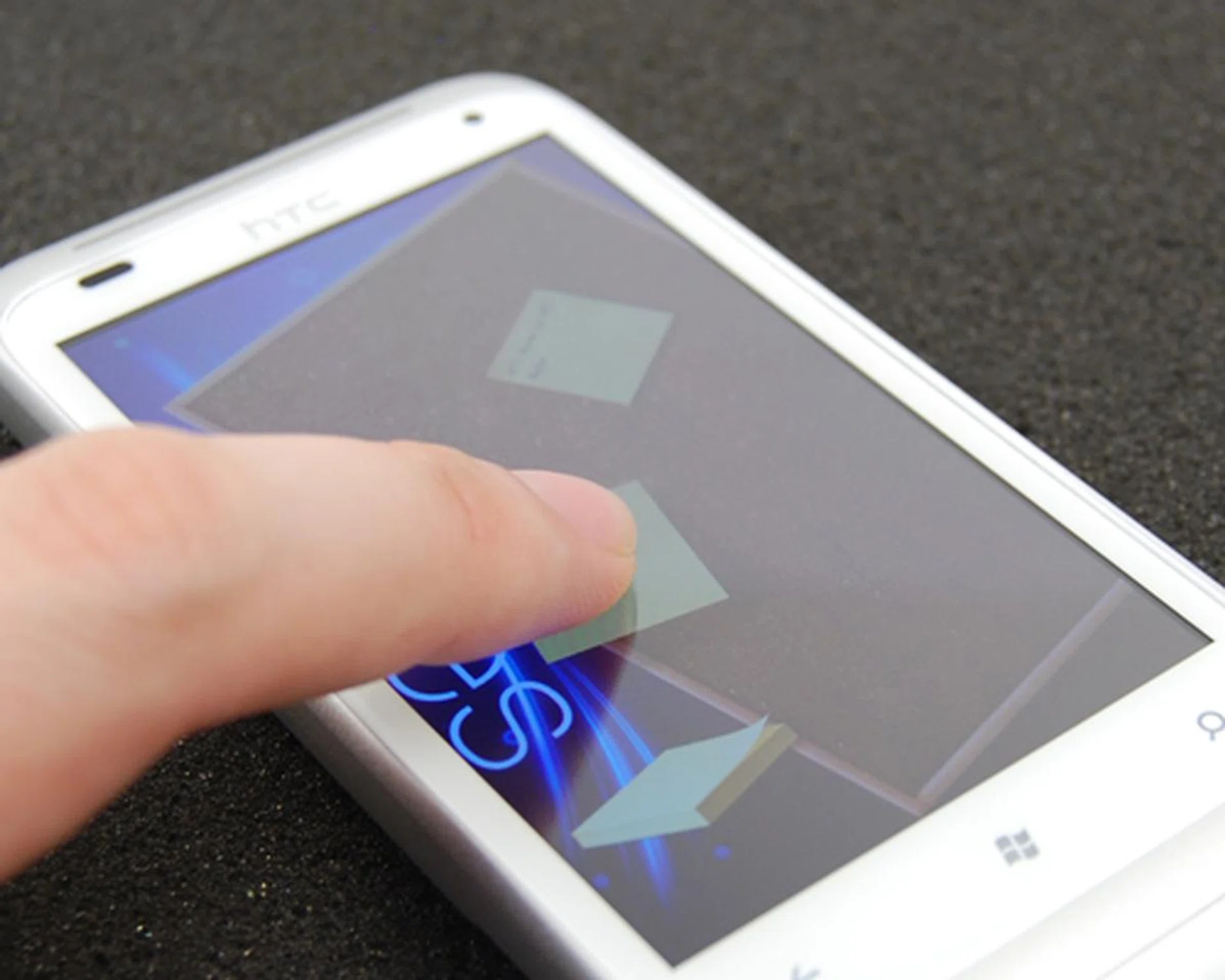 Minor touches, like the Notes (shown here), HTC Hub and HTC Watch apps, add a layer of customization to the otherwise neat Windows Phone interface.