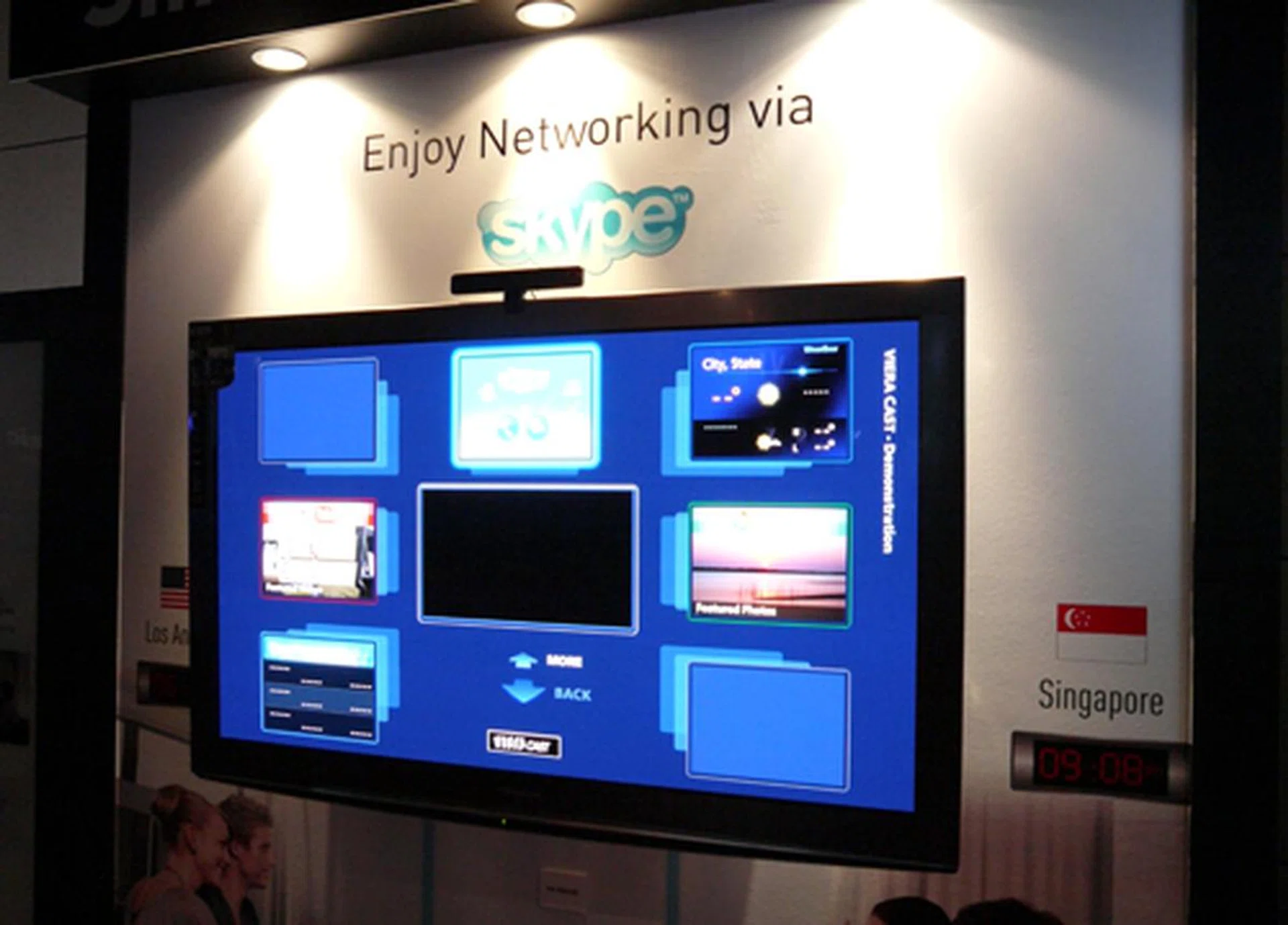 Another attractive aspect of VIERA Cast is its Skype inclusion. You can now make Skype voice and video calls with any VIERA panel with the VIERA Cast perk. However, you'll need to connect a Skype Camera (TY-CC10) to its USB terminal if video calls are what you're after.