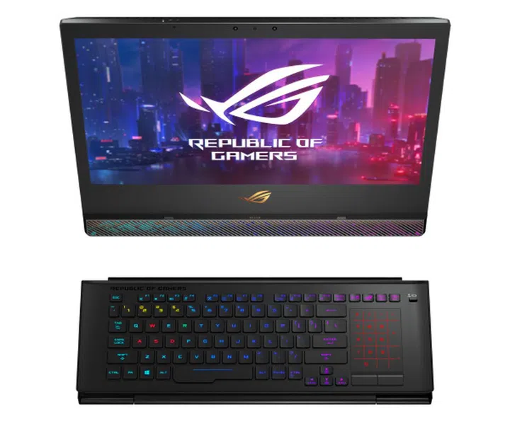 The keyboard detaches for greater flexibility in placement.