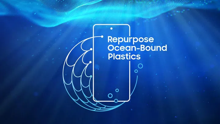 Samsung's sustainability blog post teases its efforts in reducing ocean plastic waste.