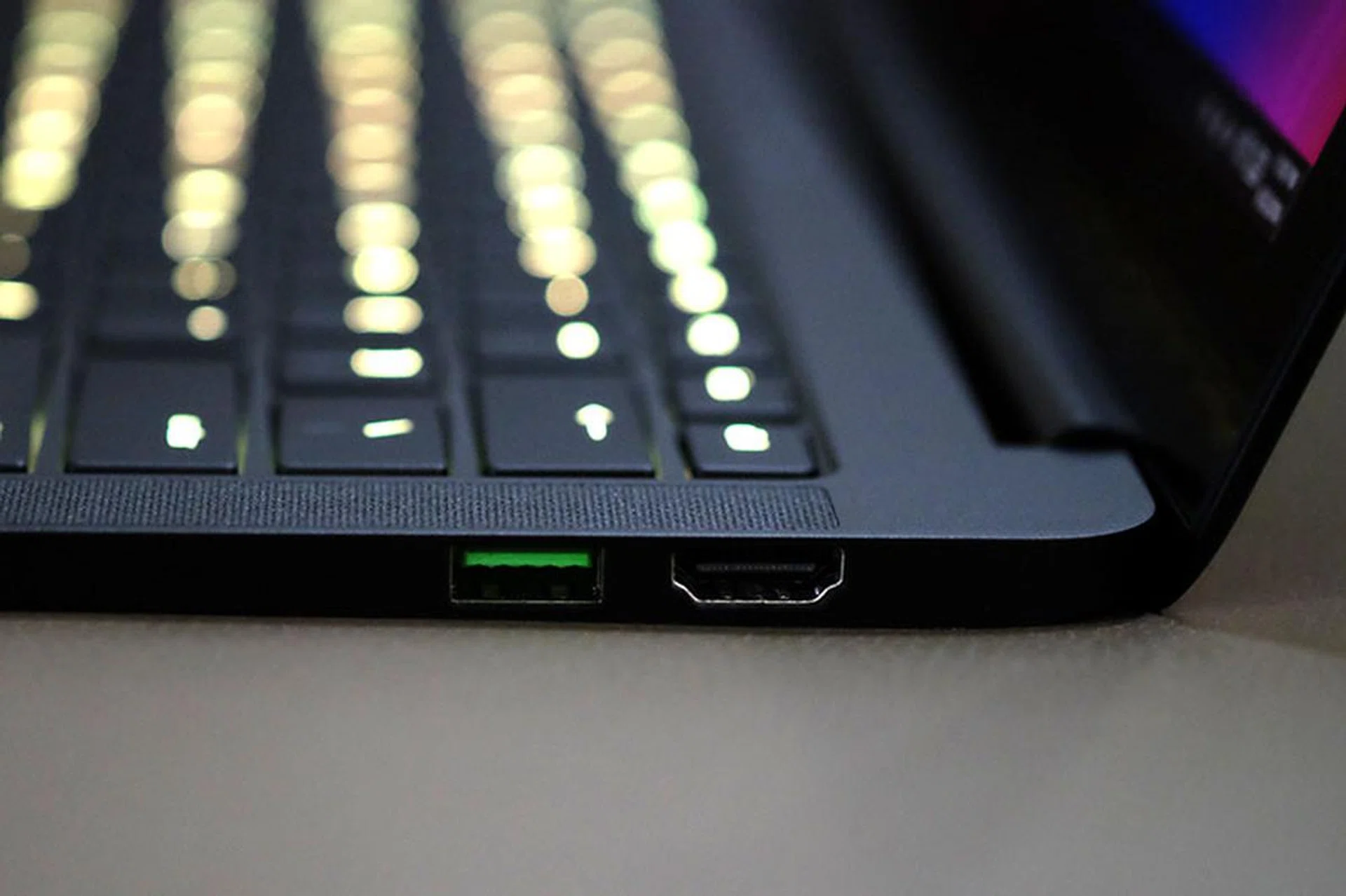 Razer Blade Stealth ports