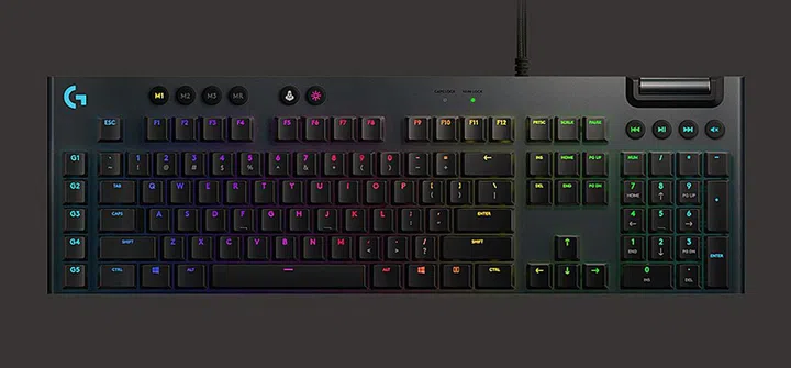 Logitech G815 Lightsync RGB mechanical gaming keyboard  (Image source: Logitech)