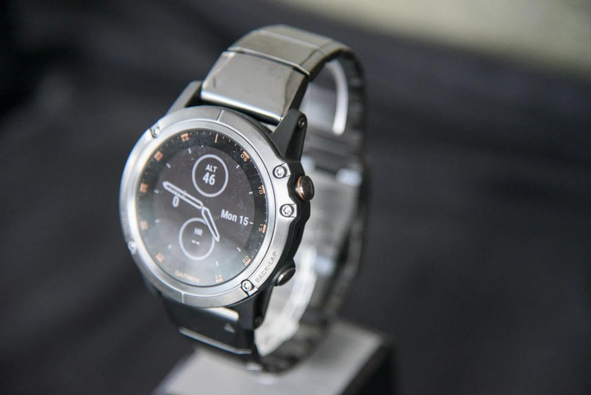 The DLC titanium bezel variant with brushed titanium bracelet is slightly lighter than their stainless steel brethen.