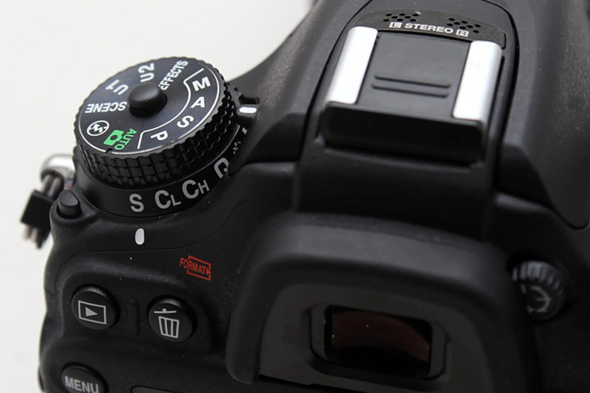 The Mode dial comes with a new lock to prevent accidental switches.