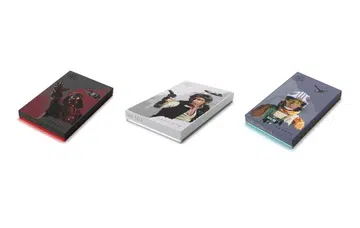 Seagate Firecuda external HDDs with Star Wars designs.