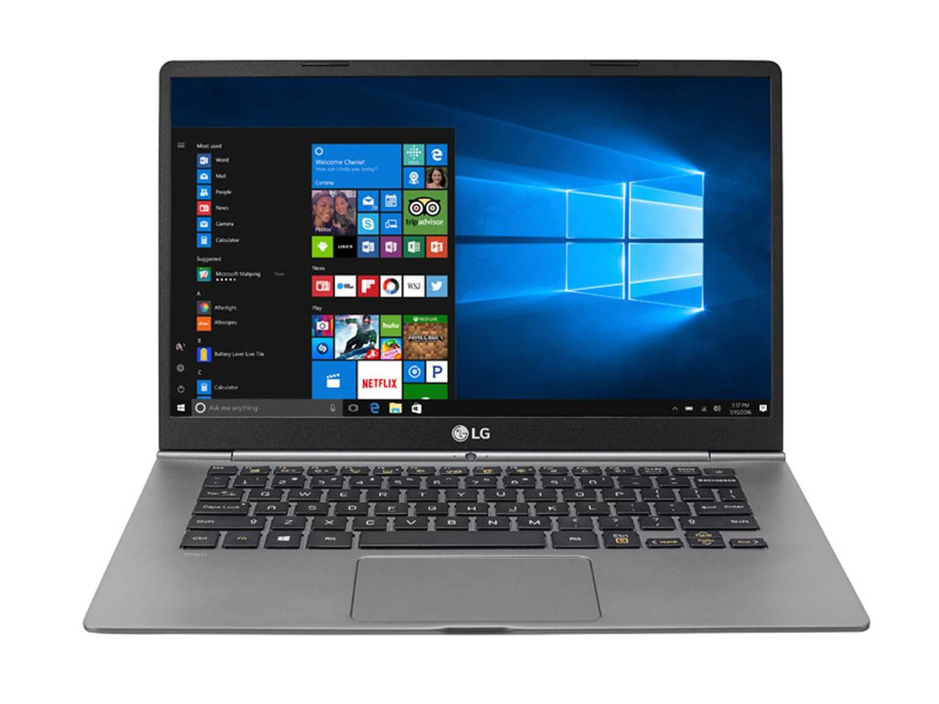 The LG gram 14 is a supremely portable notebook.