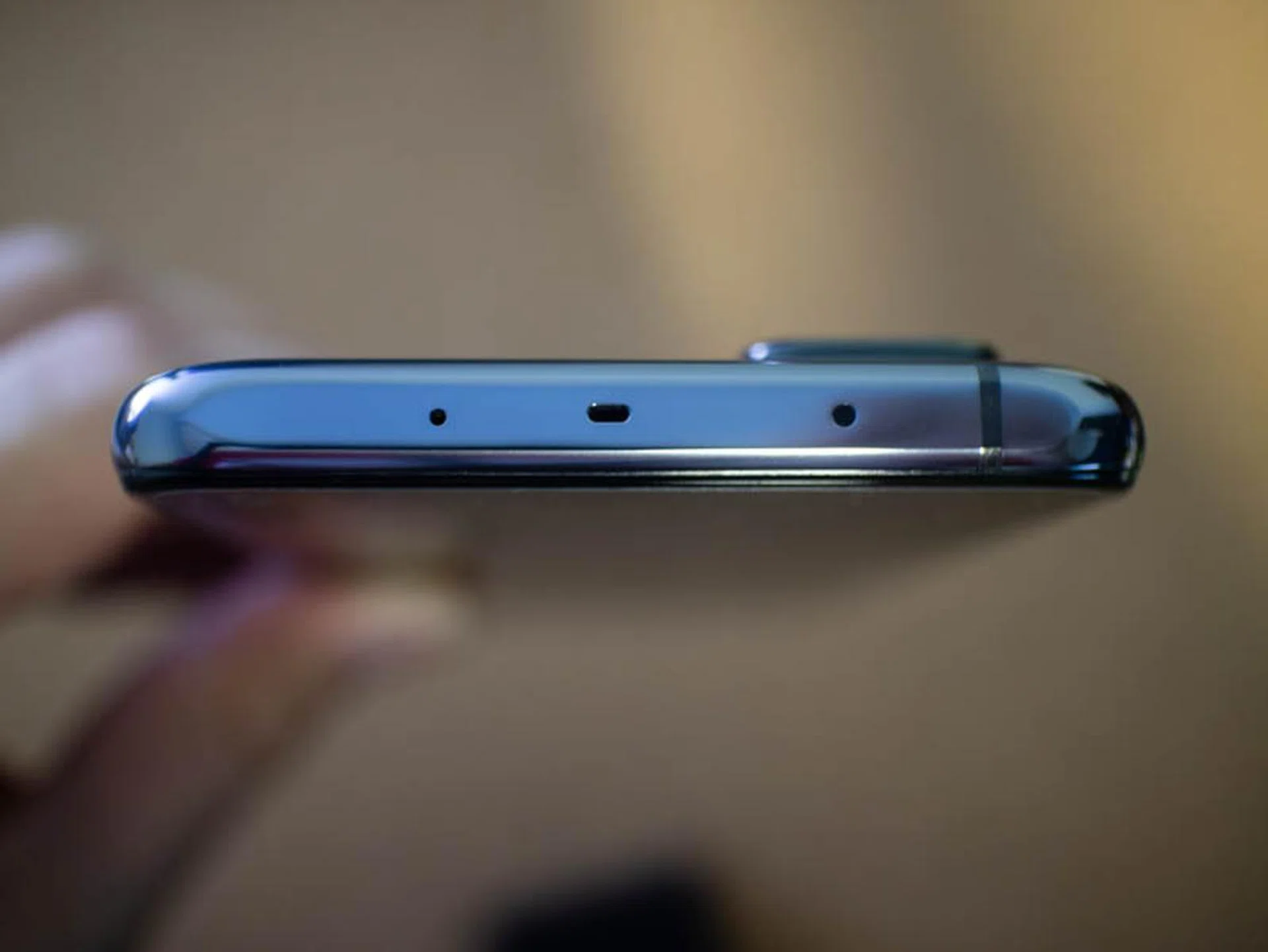 The small circle on the right is the IR blaster