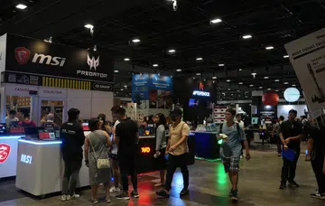 That makes it 4 tech shows already this year. Photo: HWZ