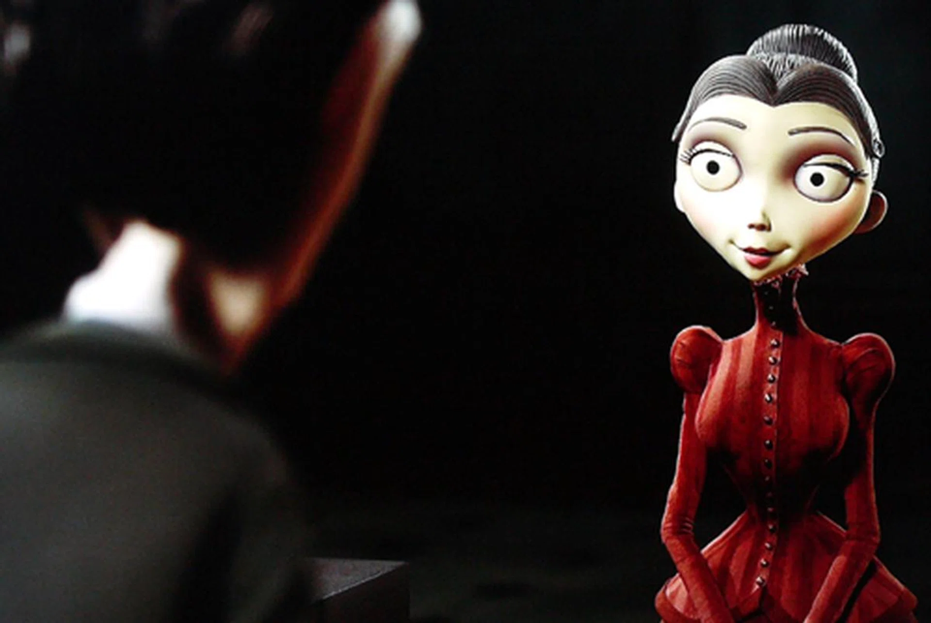 The picture was so sharp and vibrant on "Corpse Bride" that it was almost unreal. It might not match up to the blackness of PDPs like the Pioneer KURO, but the Samsung B7000 definitely comes close.