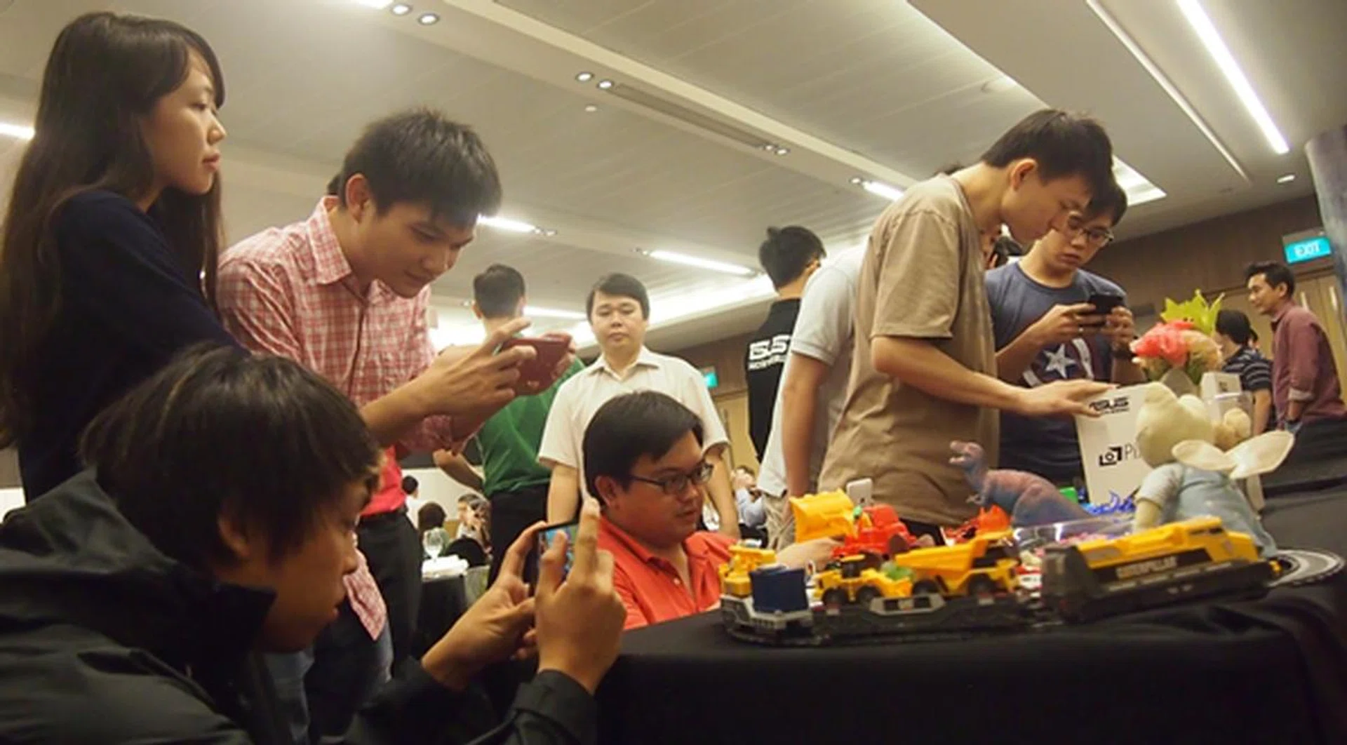 There was a demo station at the event for the attendees to try out the different camera features of the ASUS ZenFone 5.