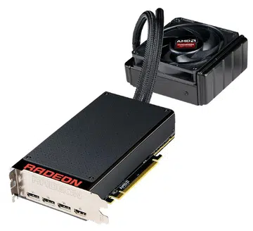 The Radeon R9 Fury X is one of the first cards from AMD to feature HBM. (Image Source: AMD)