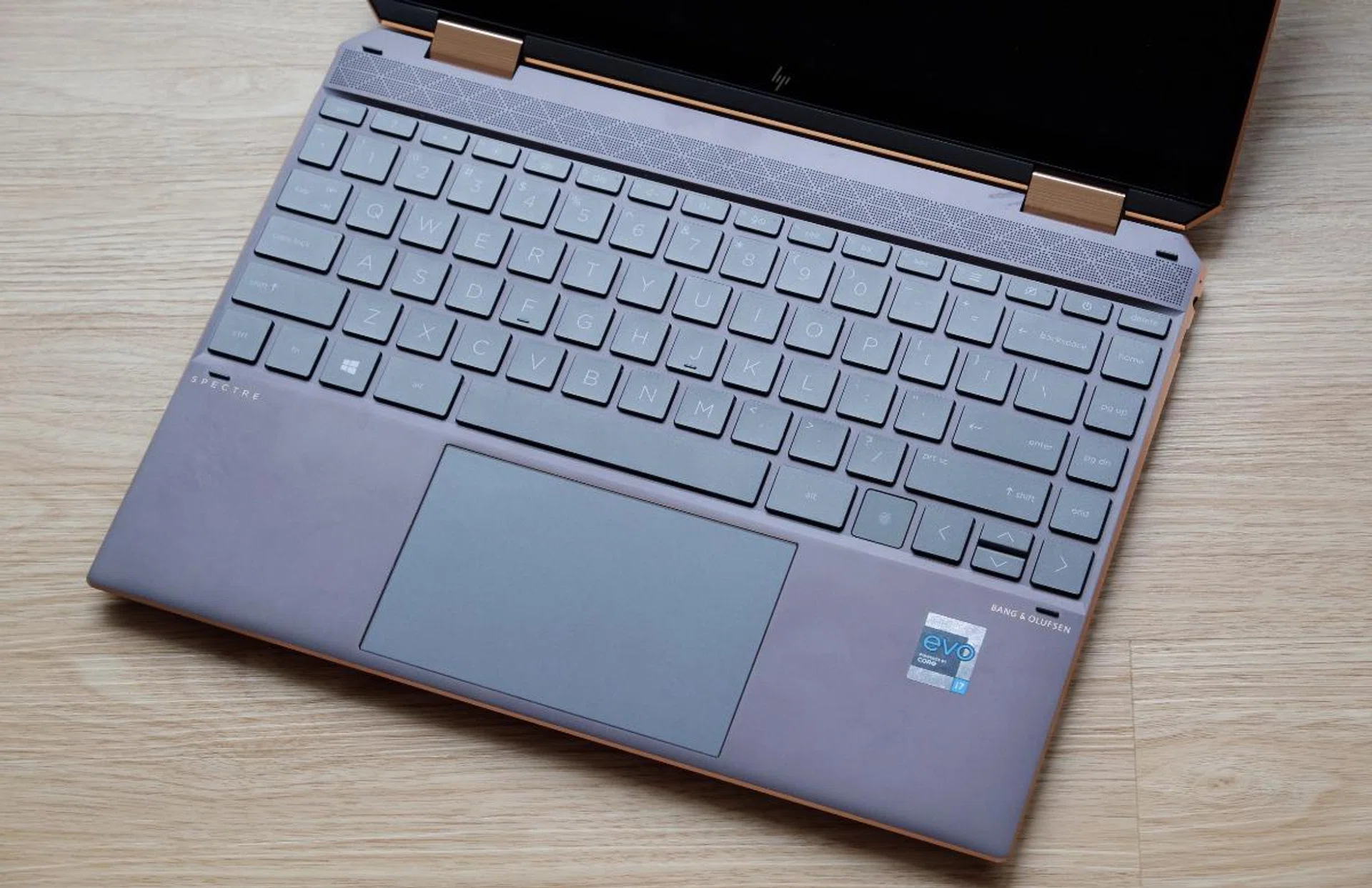If you like tactile keyboards, you'll love the Spectre x360 14's keyboard.