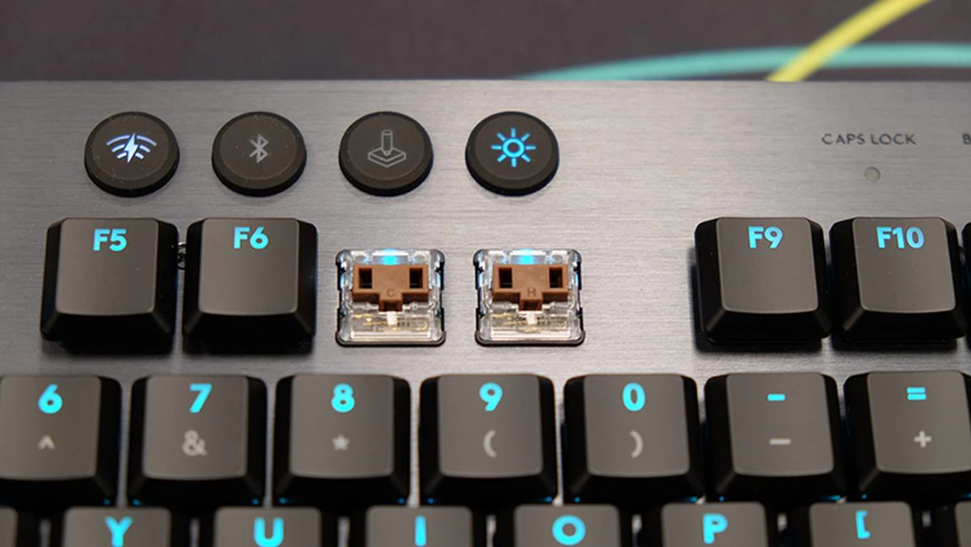 The GL Tactiles are modified Kailh Choc Brown switches.