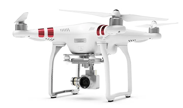 The DJI Phantom 3 Standard will set you back by US$799. It is the entry-level model in the DJI Phantom series and weighs 1,216g. (Image Source: DJI)