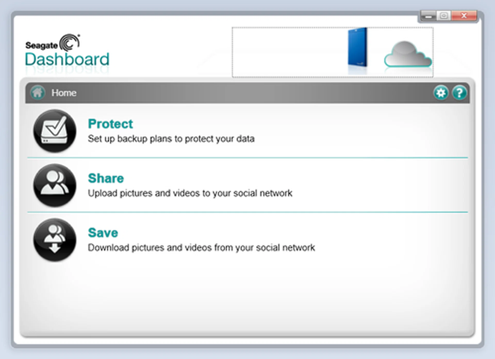 The new Dashboard application is straightforward and very user-friendly.