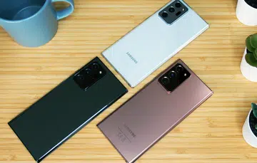 The Samsung Galaxy Note20 lineup.