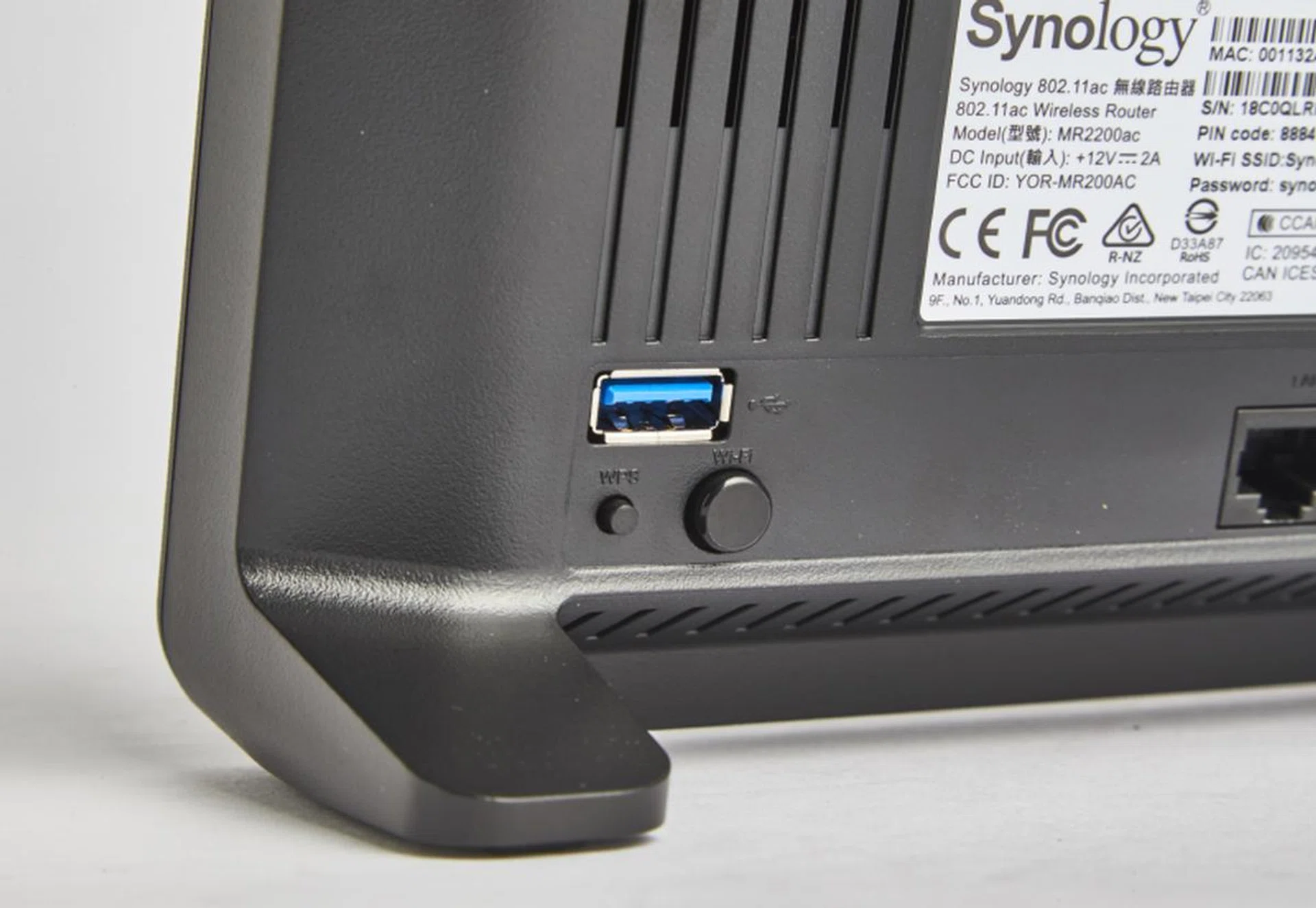 The Synology MR2200ac is the only mesh networking system here to have a USB 3.0 port.