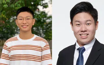 Richard Qi (left) and Vincent Neo (right), two young Singaporean app developers and their thoughts around coding in Singapore.