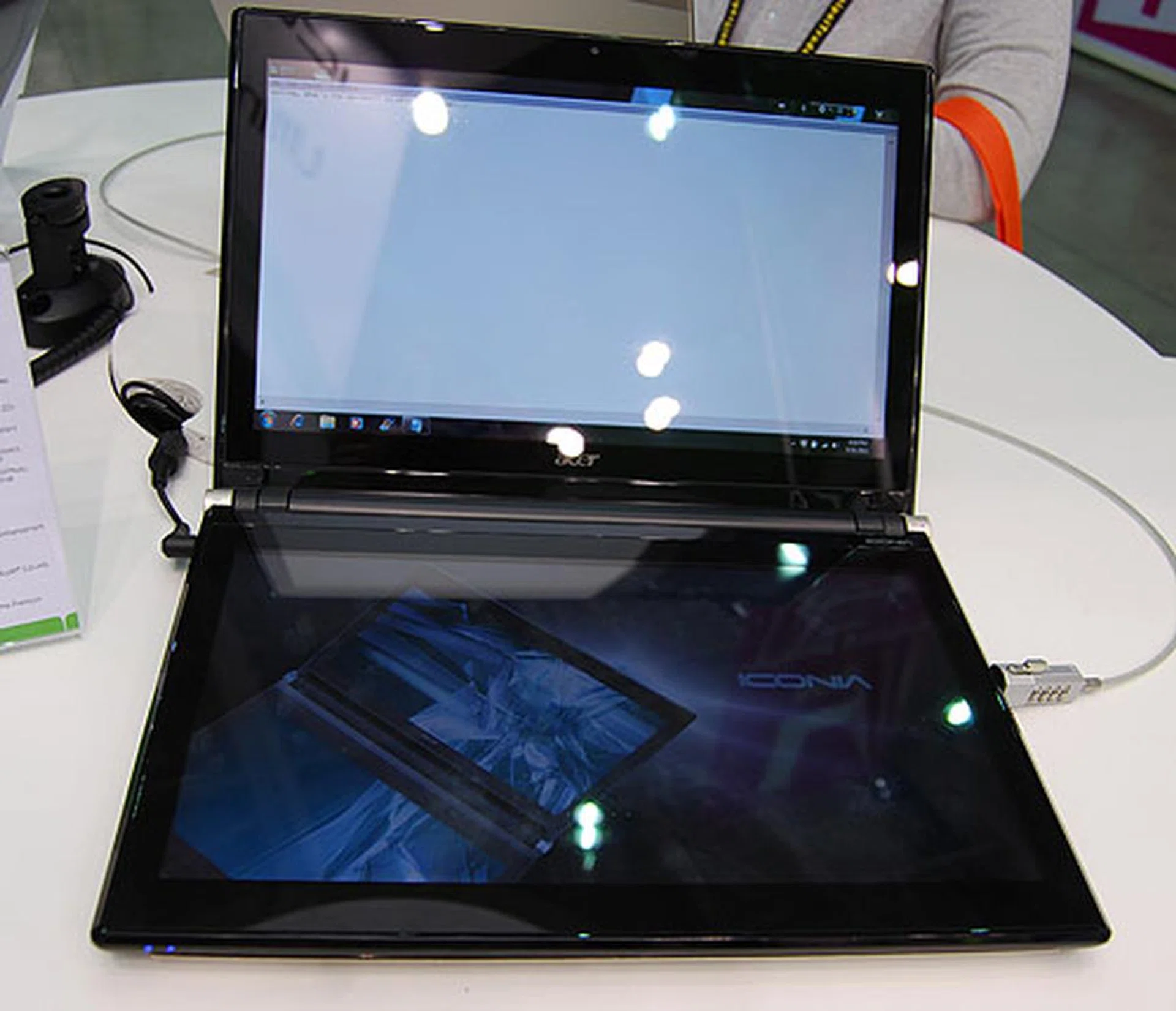 Much has been said about the dual touchscreen Iconia. Tablet or notebook? It's up to how you use this 14-inch device, but its size and decent specs (Core i5 processor with Intel HD graphics) along with its Win 7 OS means it's more of a notebook, if you can get used to its touch interface.