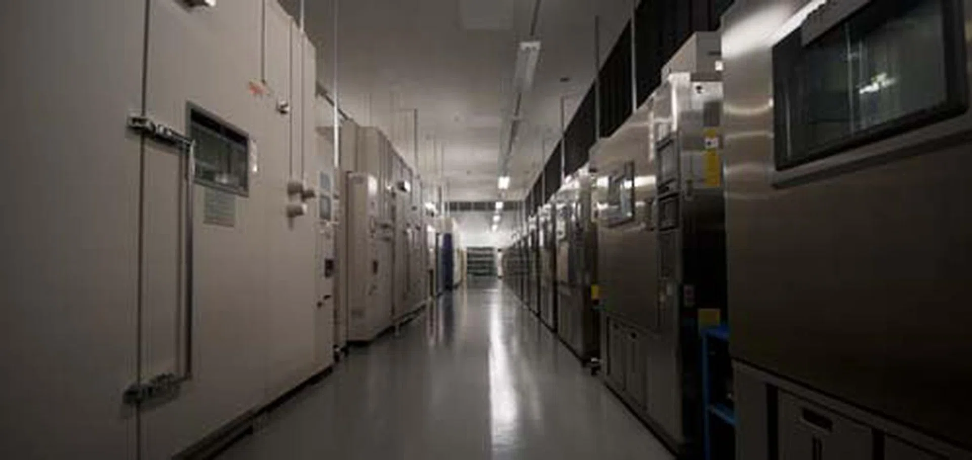 This room is where Panasonic tests their Toughbooks.