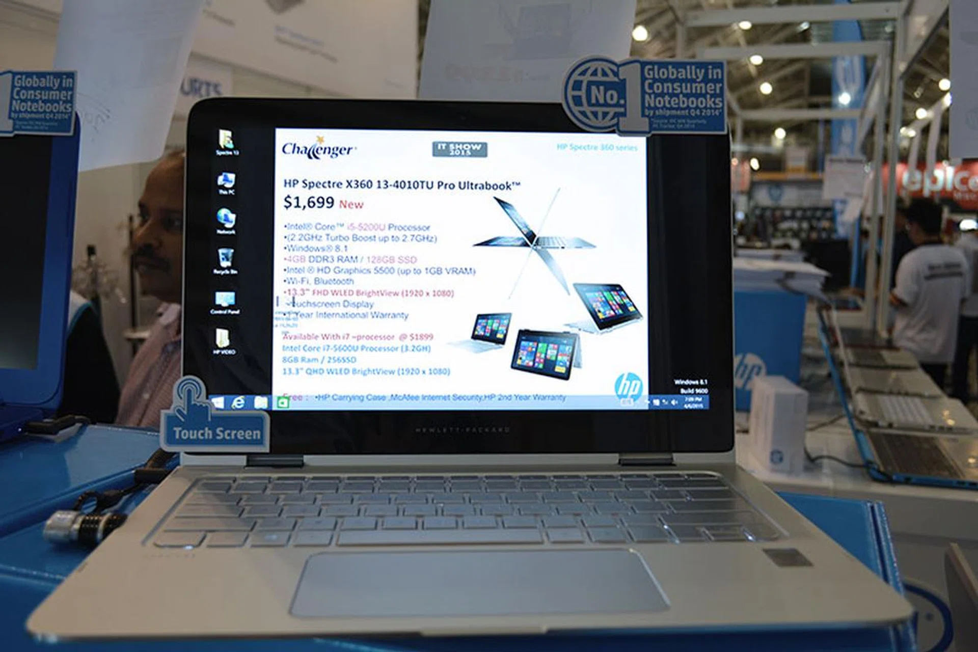 If you're looking for a versatile ultrabook, the 13-inch HP Spectre x360 deserves a look. Its ultra-slim metal body combine with its unique 360 degree hinge to create a truly durable design for multiple use cases. It comes with a fifth-generation Intel Core i5-5200U processor, 4GB of RAM and a 128GB SSD, all of which will cost you $1,699. If you'd like more performance, there's a pricier model with an Intel Core i7-5500U processor, 8GB of RAM and a quad HD display available at $2,099. 