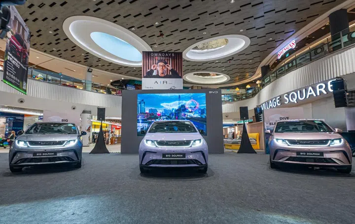 The Dolphin at the recent launch in Singapore. (Image source: BYD)