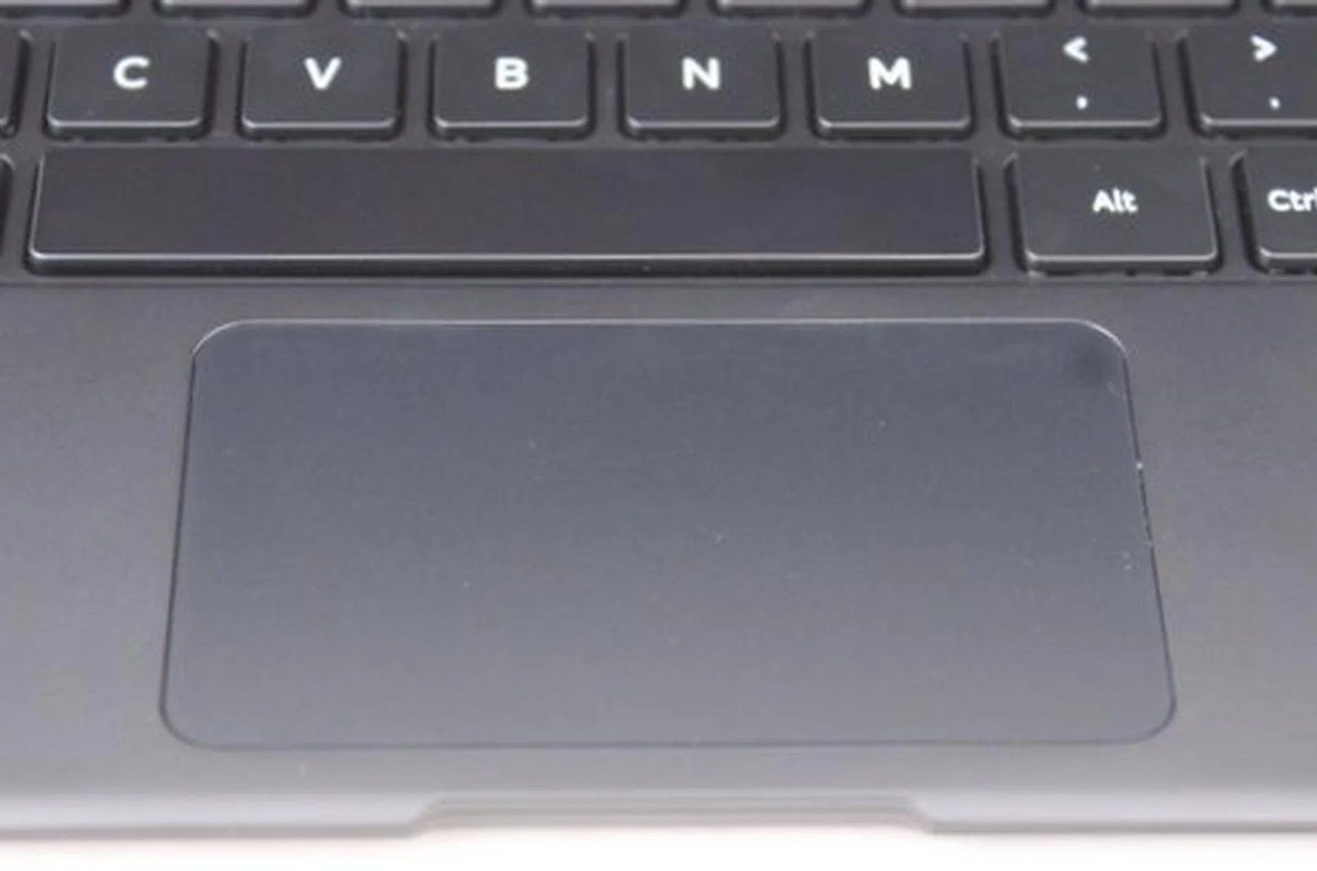 The clickable trackpad is made of plastic, and feels flimsier than clickpads made of glass. Thankfully, the ATIV Pro makes up for it with a great keyboard. 