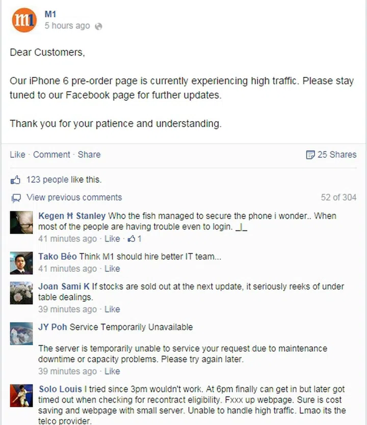 Image source: M1's Facebook Page