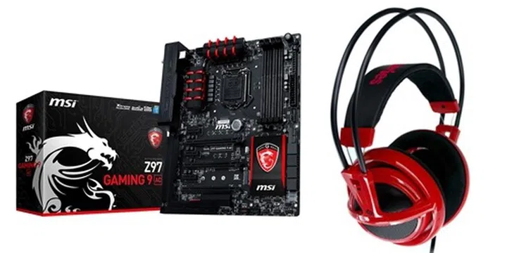 The MSI Z97 Gaming 9 AC is bundled with the SteelSeries Siberia gaming headset ( at a promotional price of S$20).