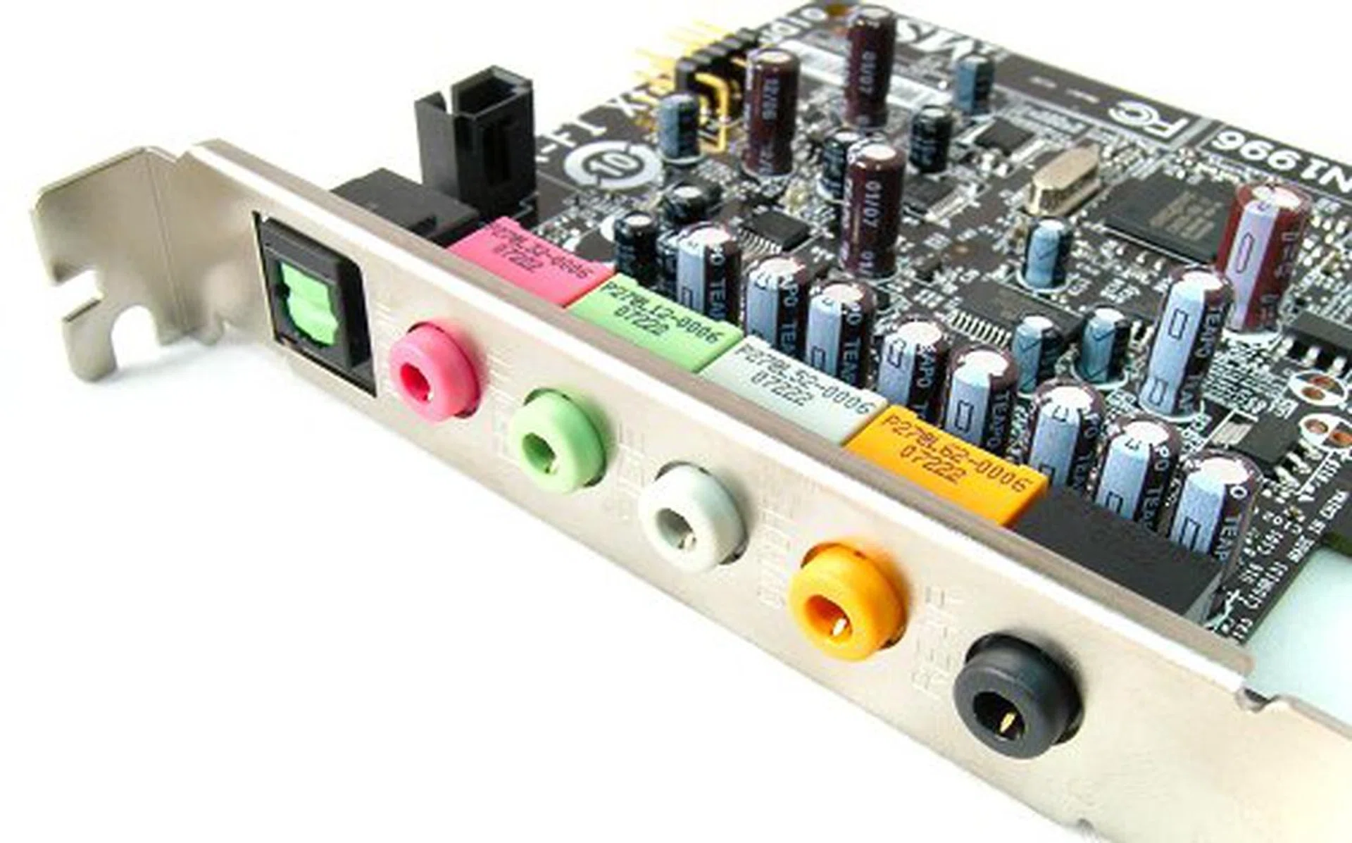 Comes with analog and S/PDIF connectors too.