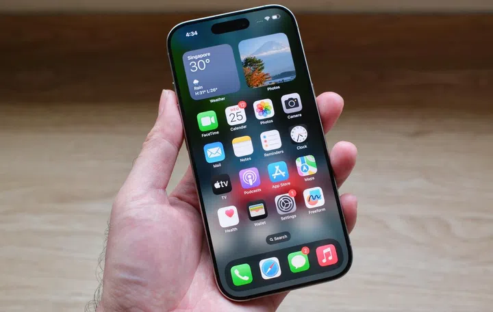 Apple's dream iPhone design is one with an all-screen design. Could this be a reality in 2027? Pictured here is the Apple iPhone 16 Pro Max. Photo: HWZ
