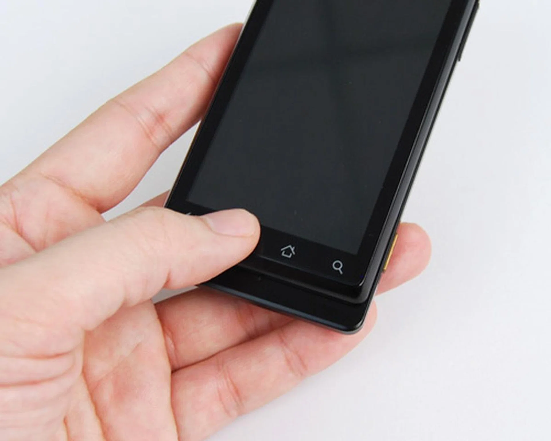 A touch panel for your Back, Menu, Home and Search functions.