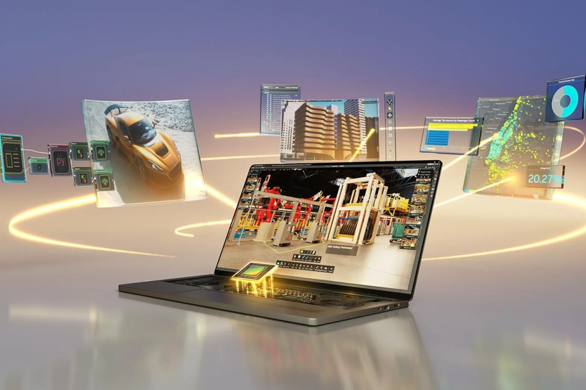 Quadro-class NVIDIA RTX Ada Lovelace GPUs will soon grace mobile workstations. (Image source: NVIDIA)