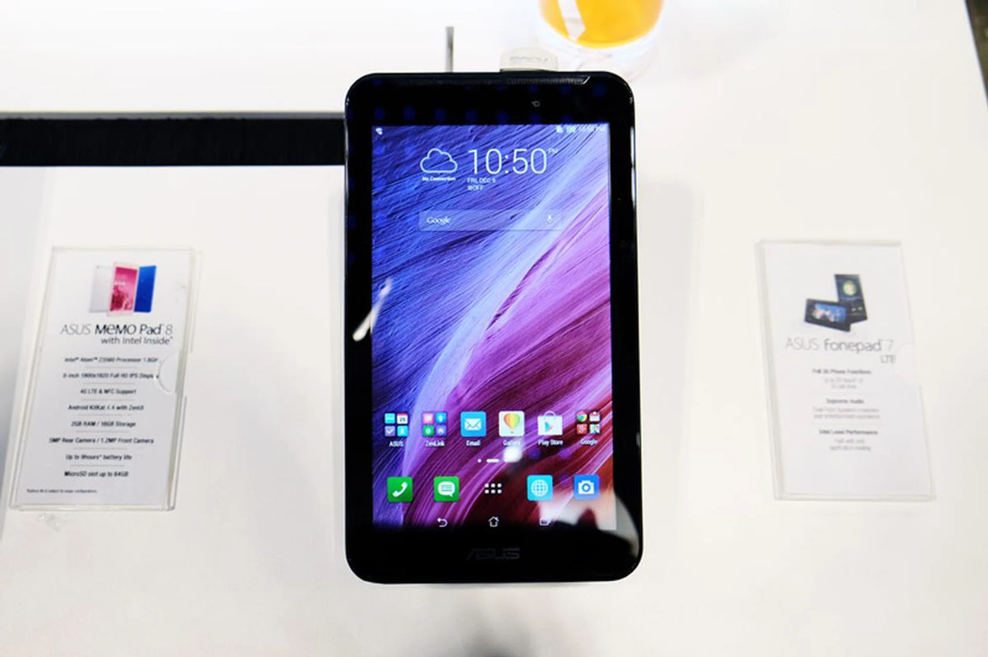 If you're looking for an all-in-one tablet/smartphone solution, the ASUS Fonepad 7 is a great choice. This 7-inch HD tablet is powered by an Intel Atom Z2560 1.6Ghz processor and is one of the few tablets available that can also make phone calls. It usually sells for $349, but its available for just $299 at CEE.