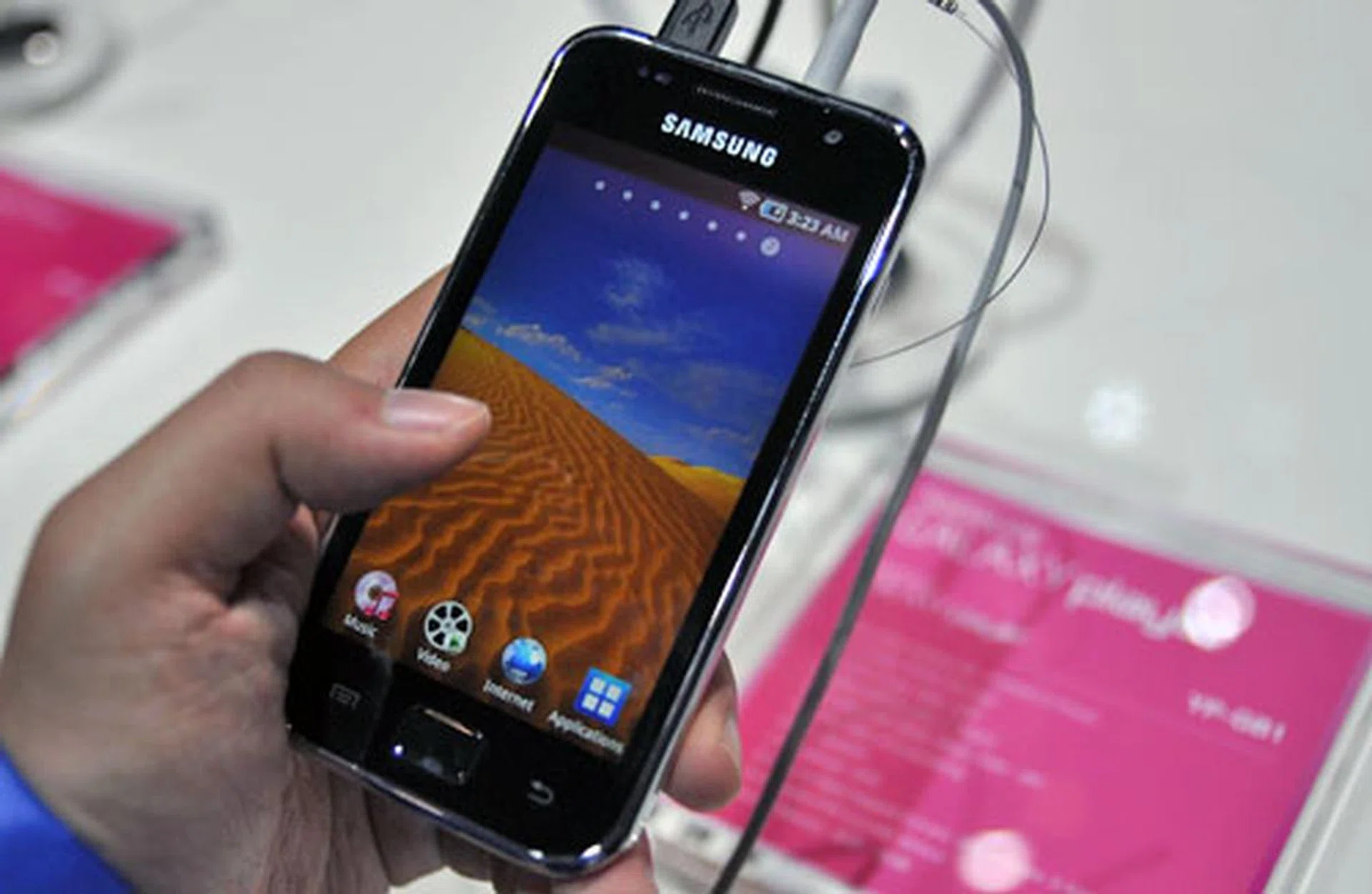 The recently announced Galaxy Player, well, it's just like the iPod Touch version of the Galaxy S, and has no phone function, but otherwise behaves exactly like any other Android device.