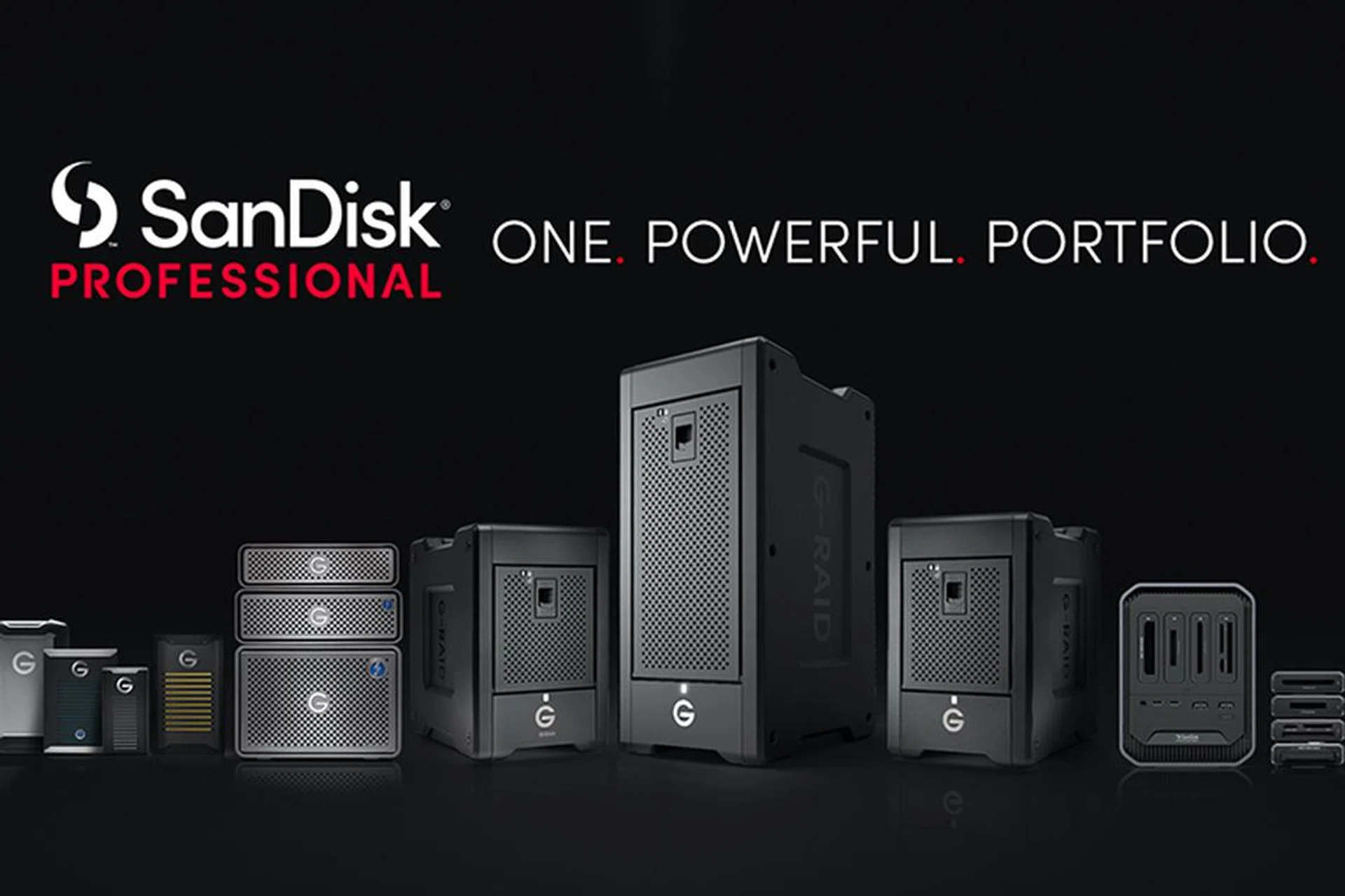 SanDisk Professional, a new product line by Western Digital.