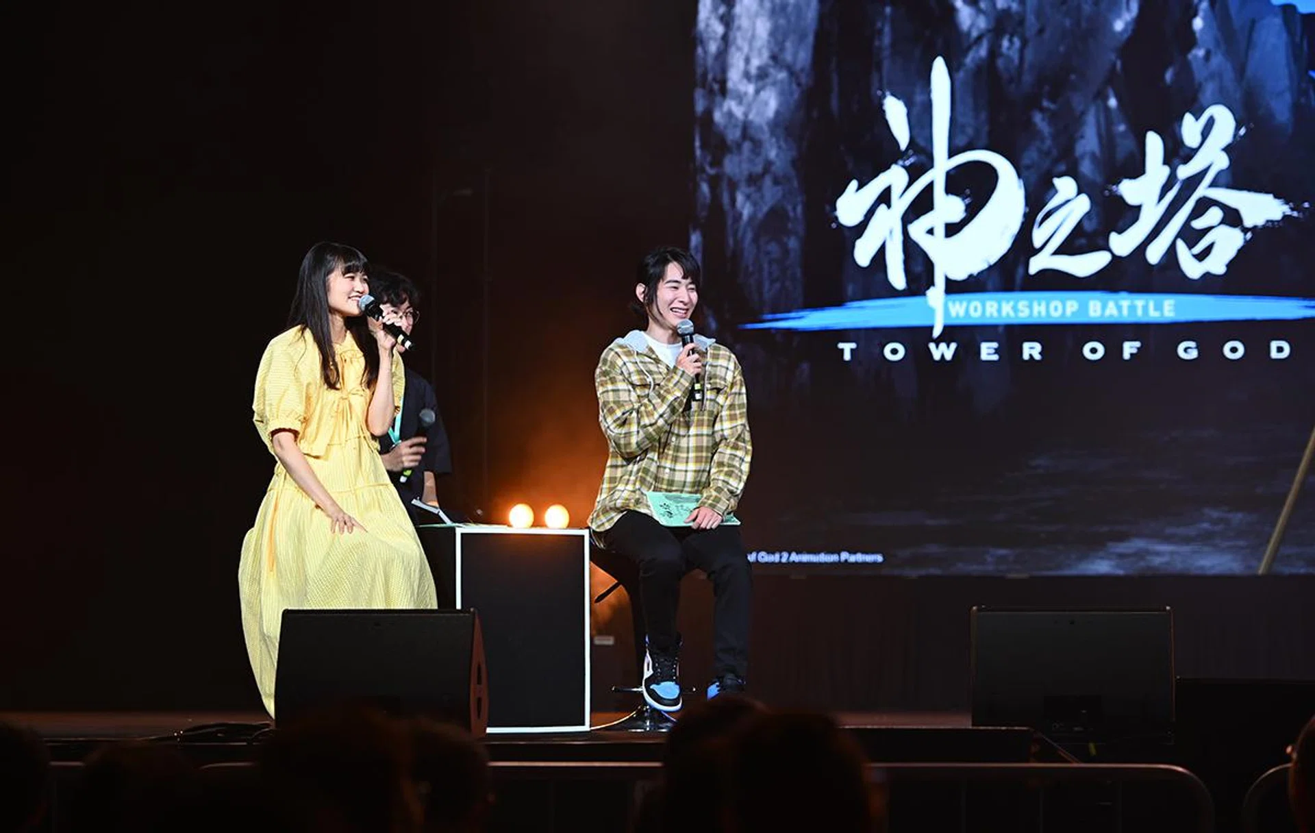 The two were also present during the second-day stage of AFA 2024. Photo: Crunchyroll