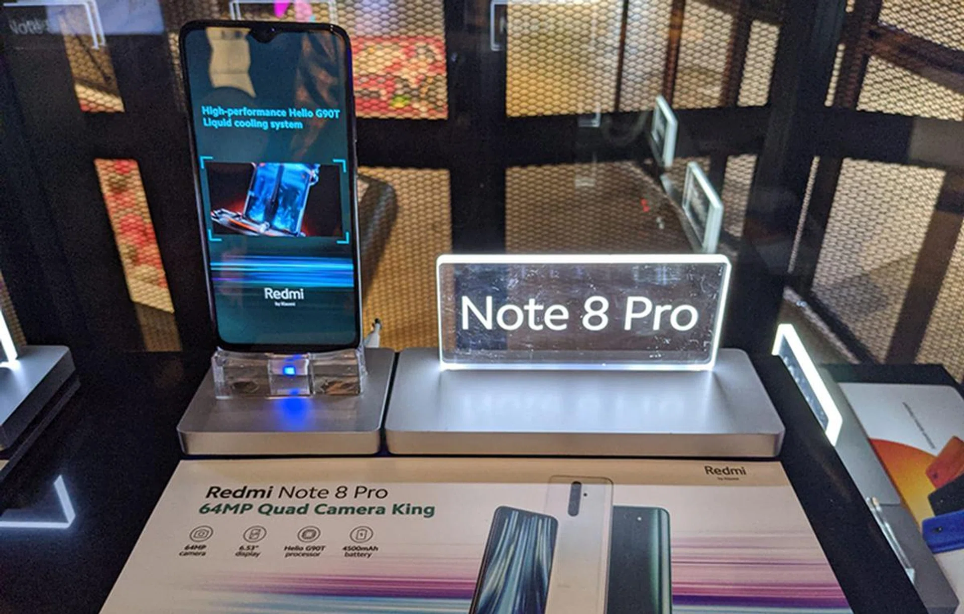 Image taken during the launch of the Note 8 Pro