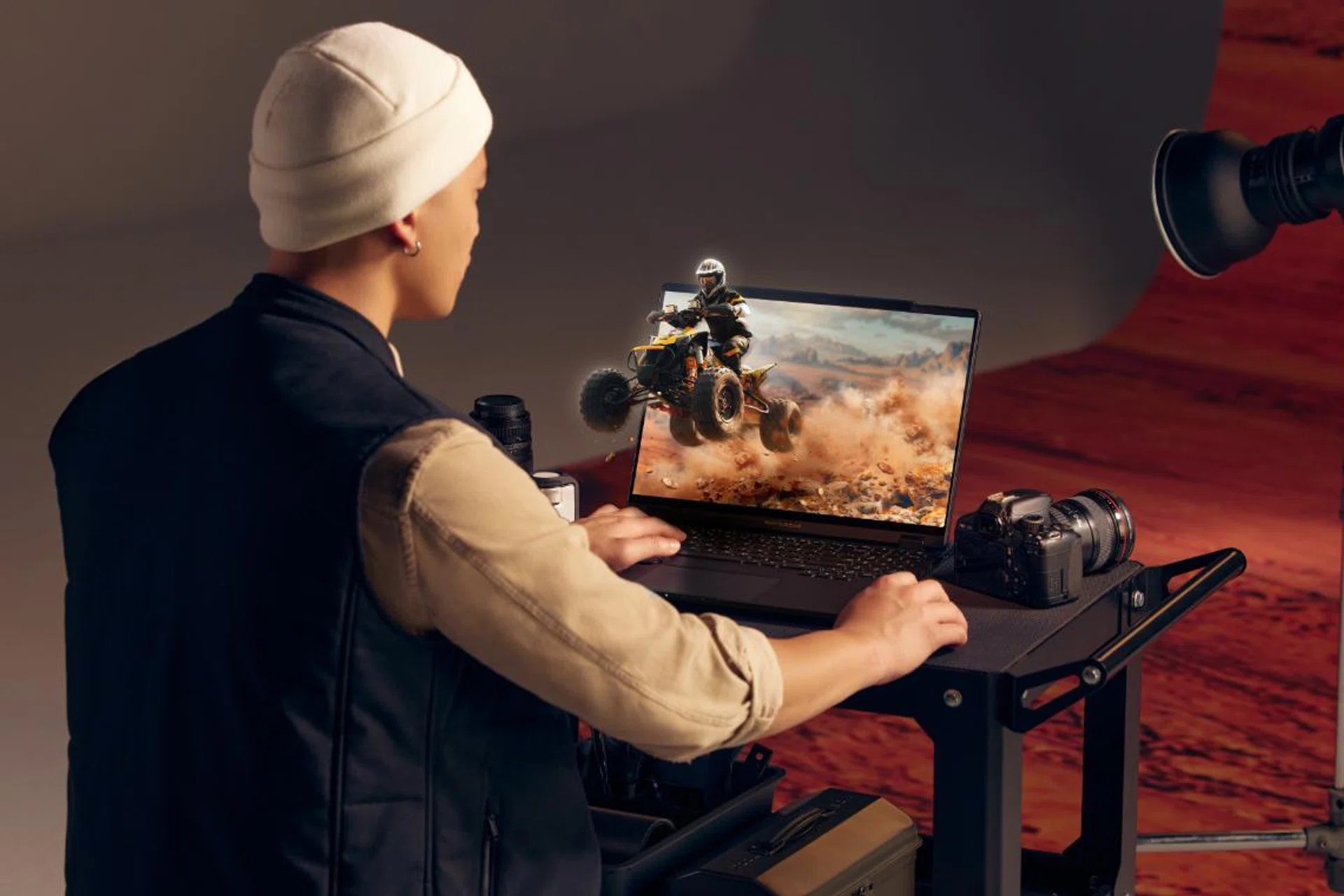 ASUS is unveiling not one, but two new 16-inch 3D notebooks. (Image source: ASUS).