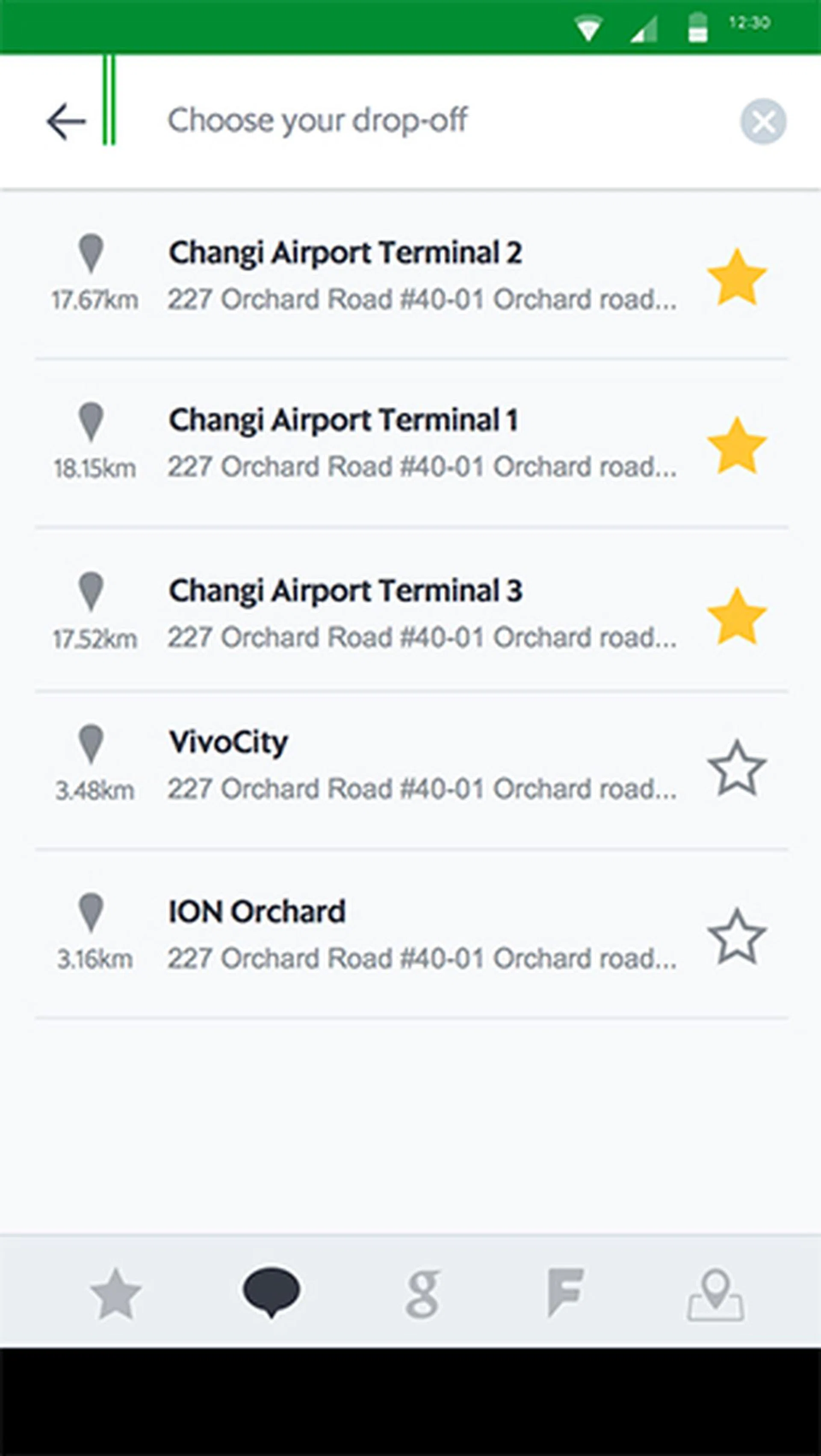 Grab personalized booking