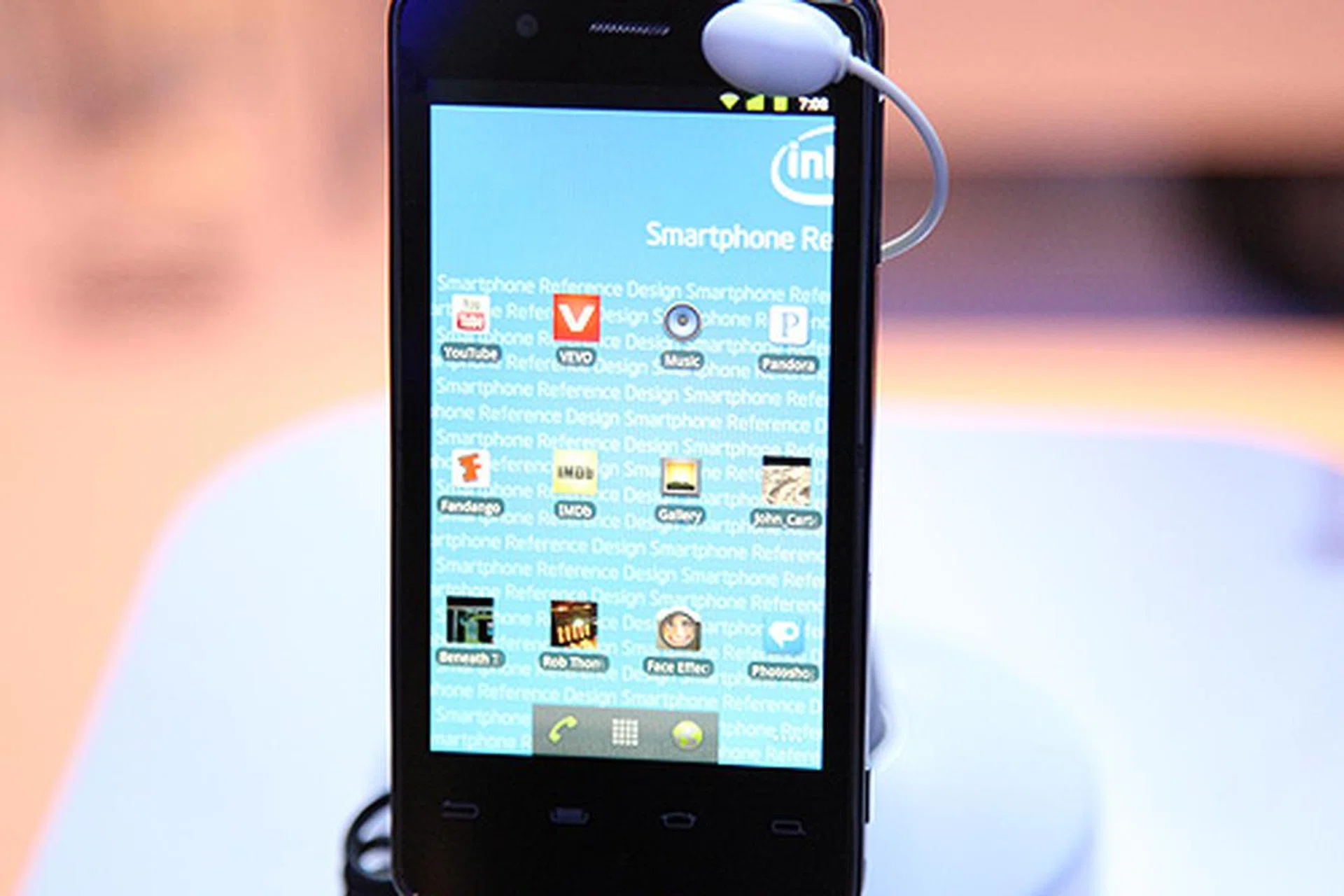 Intel's smartphone reference design based on the Intel Atom Z2460 processor.