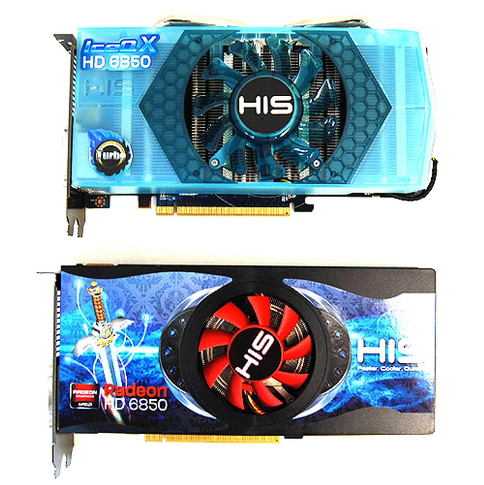 The IceQ X has a unique ice-blue translucent cooler that makes it stand out from the competition.