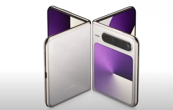 The Huawei Pura X flips the clamshell foldable form factor. 