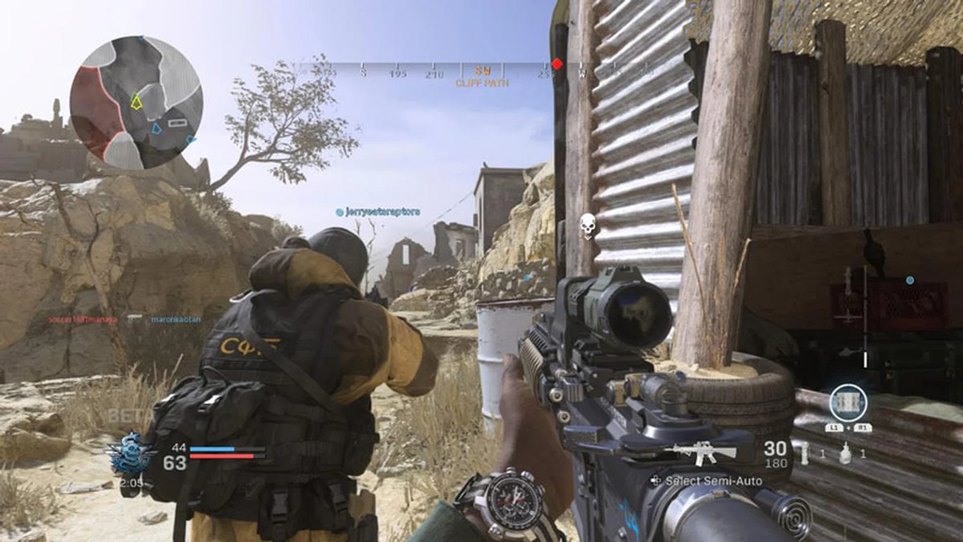 One of the maps in the beta was Azhir Cave - where a small village surrounds a branching, surprisingly well-lit cave. 